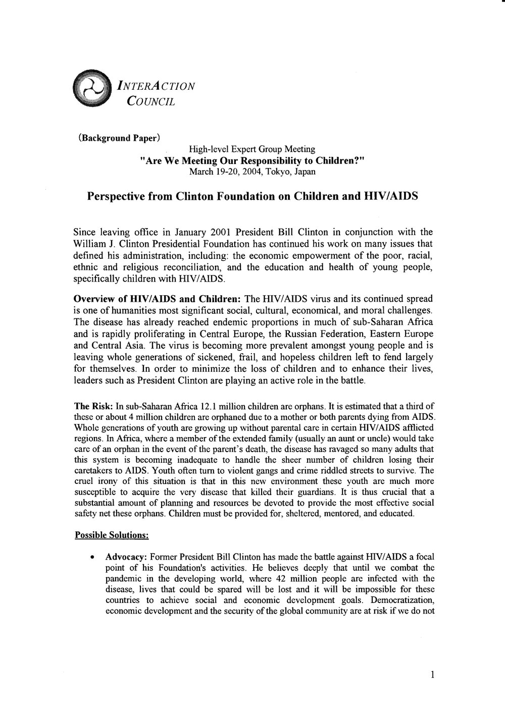 2g. Clinton Foundation document
