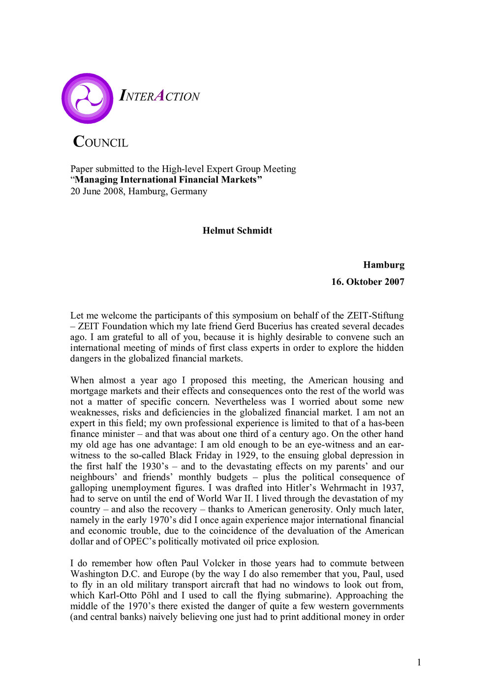 3g2 Schmidt - Managing Int'l Markets