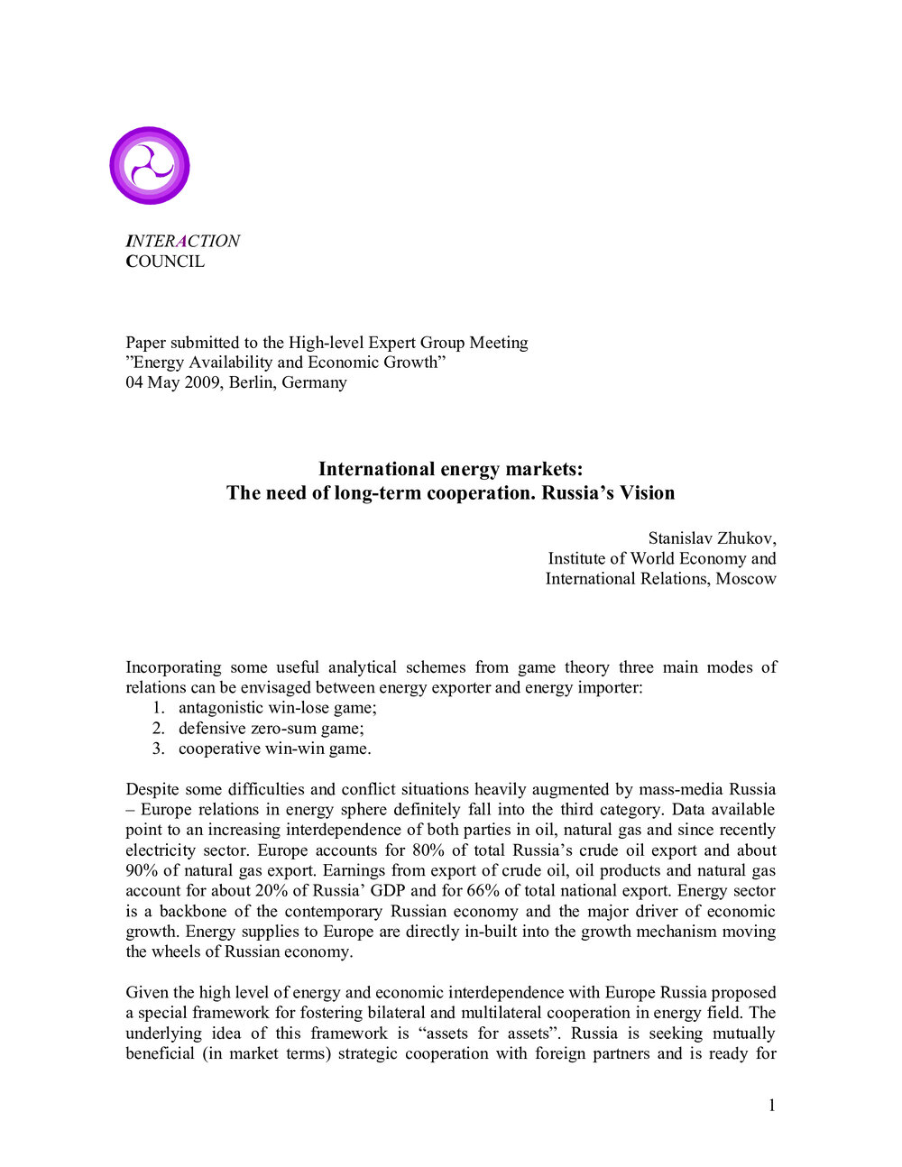 2g. ZHUKOV Energy Availability and Economic Growth