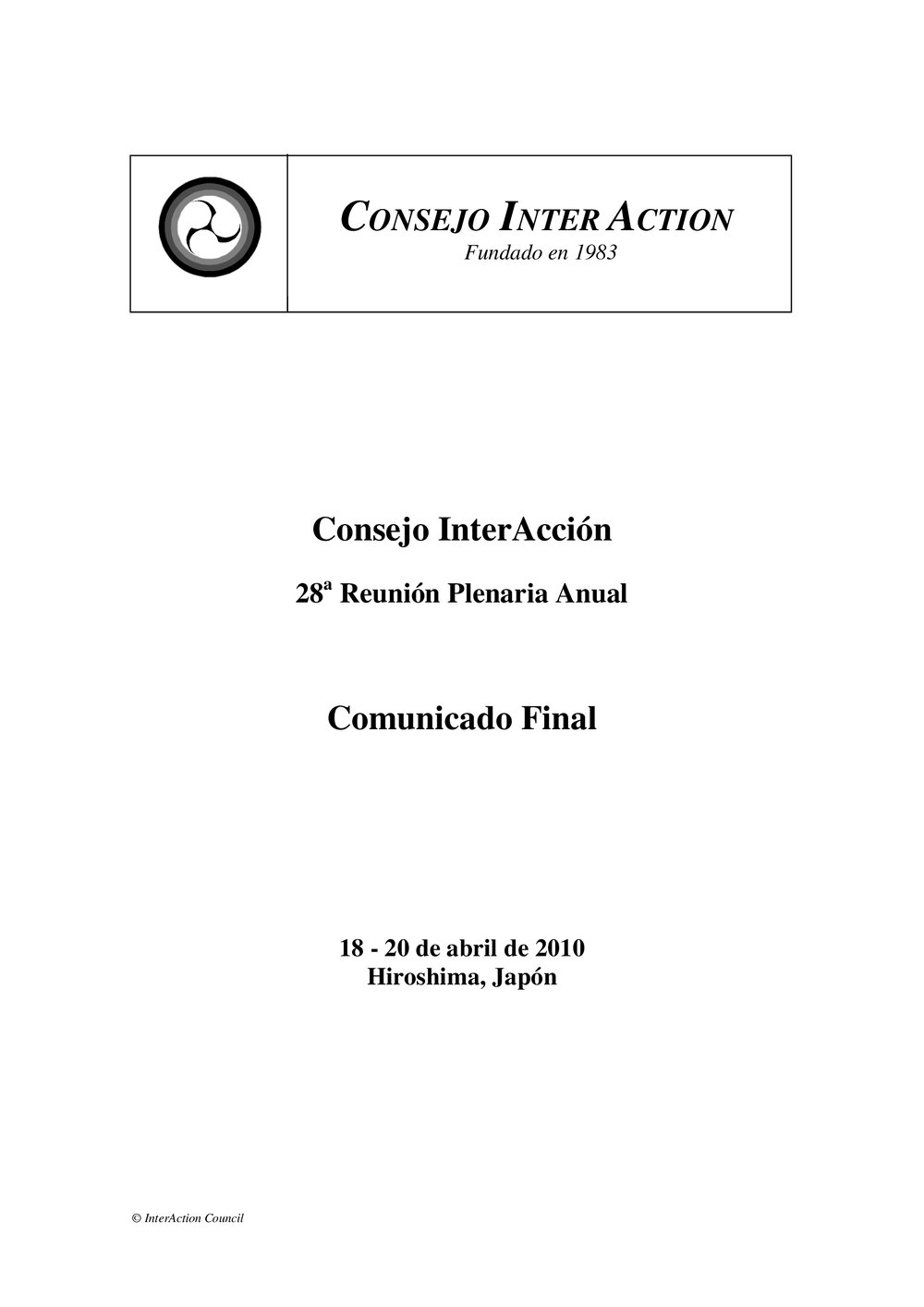 13d. Communique (Spanish)