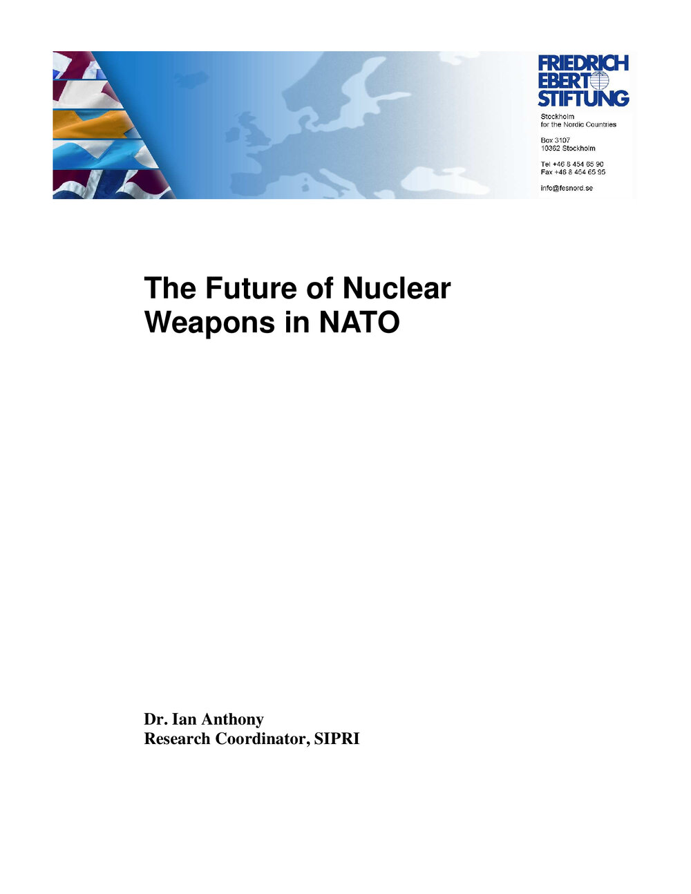 2b2. ANTHONY - The Future of Nuclear Weapons