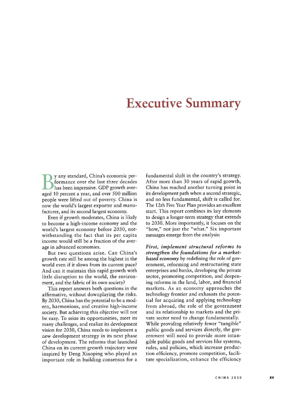 10.  C H Tung - China 2030