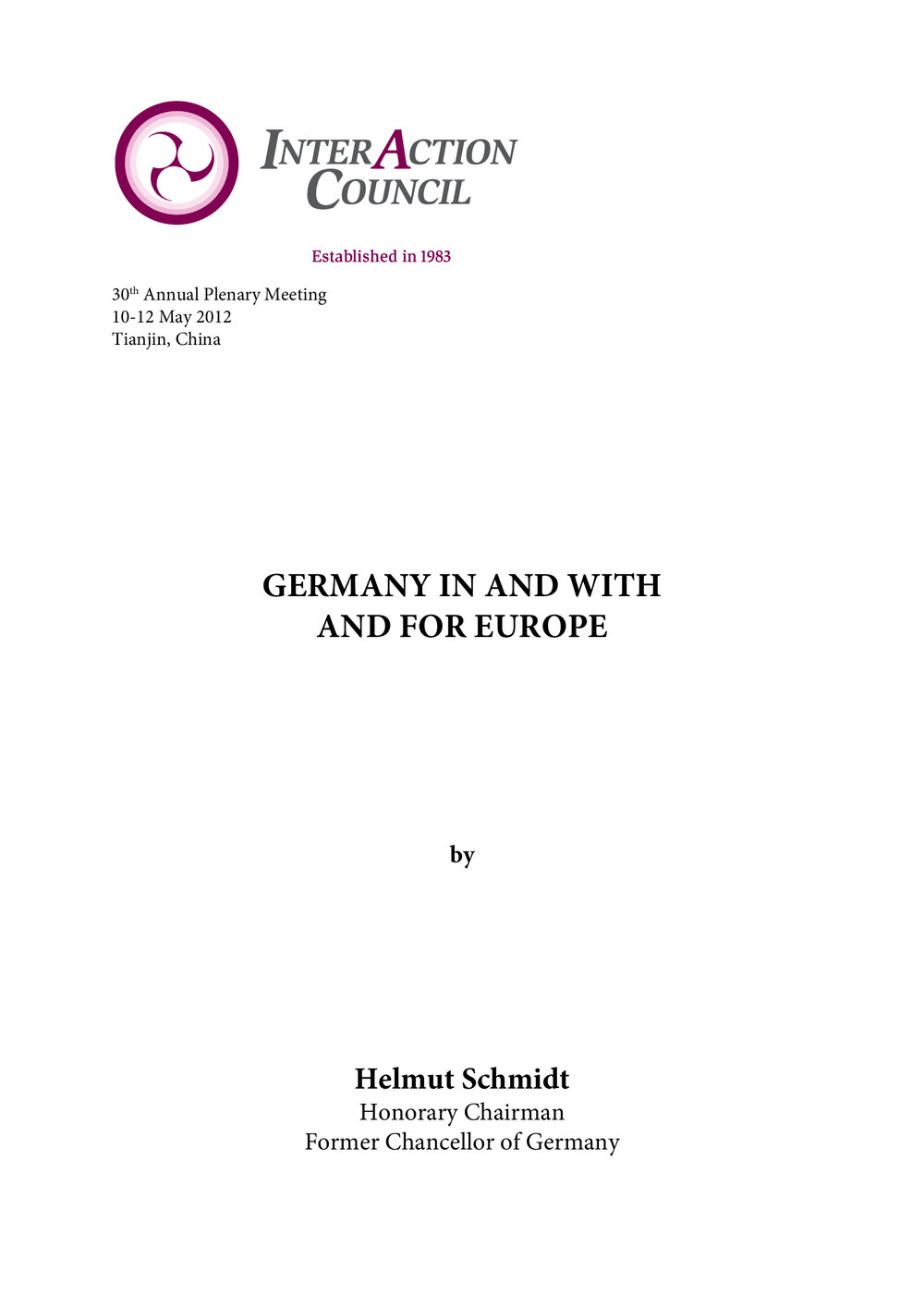6. Schmidt-GERMANY IN AND WITH Europe