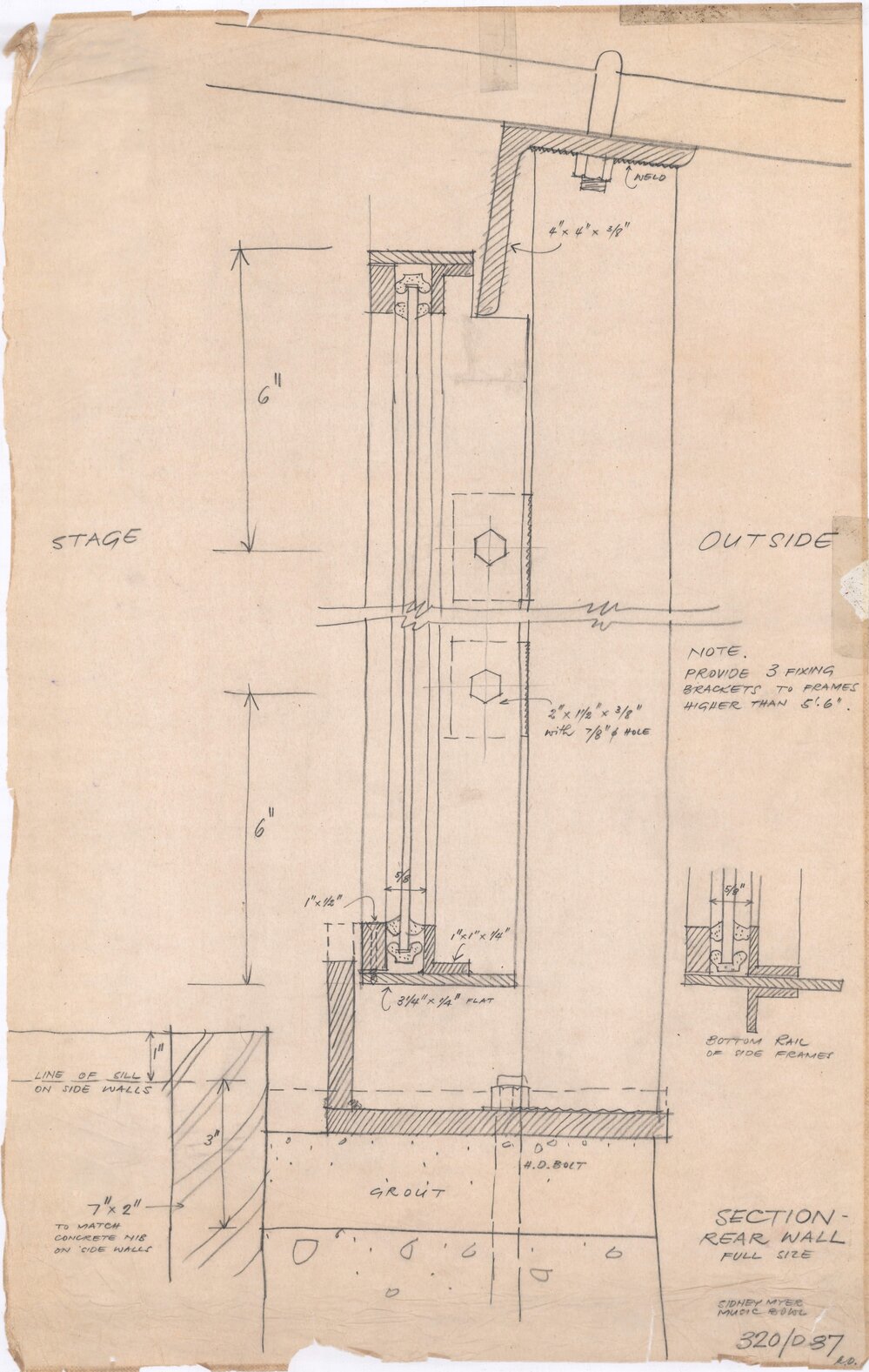 Sidney Myer Music Bowl Section Rear Wall