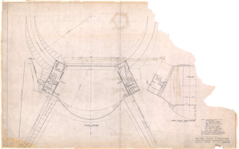 Sidney Myer Music Bowl Revised Stage &amp; Sub-Stage