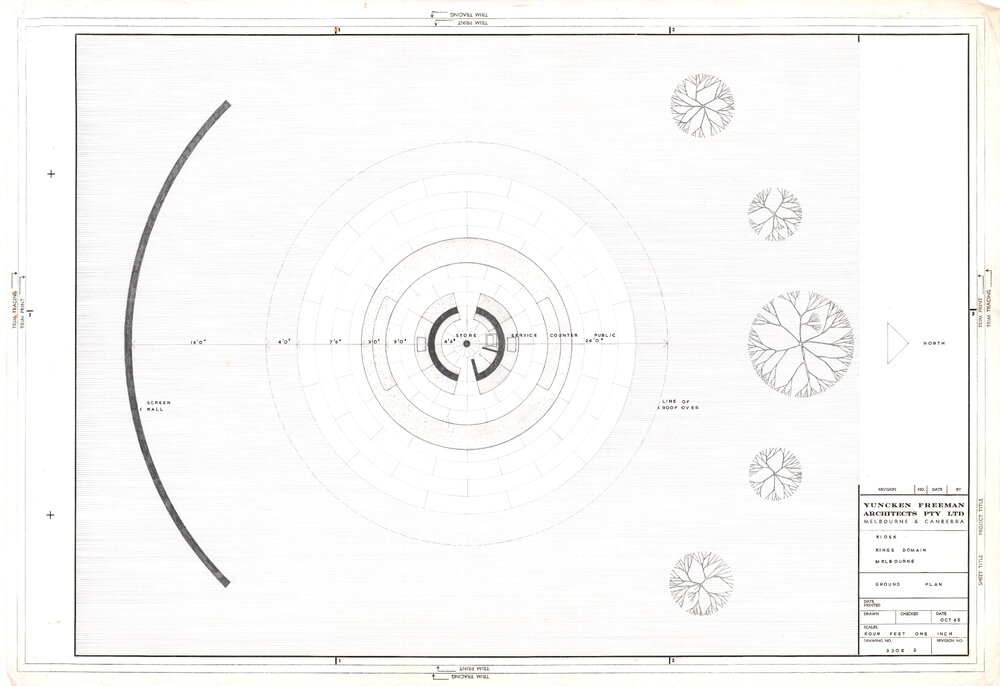 Kiosk Kings Domain Melbourne