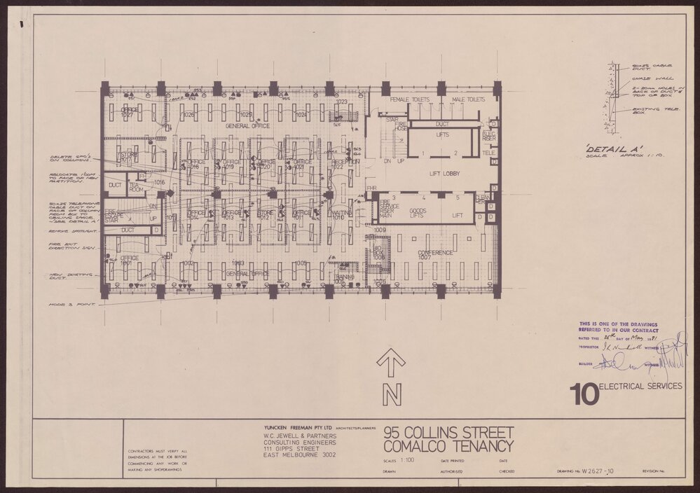 '95 Collins Street, Comalco Tenancy, 10 Electrical Services