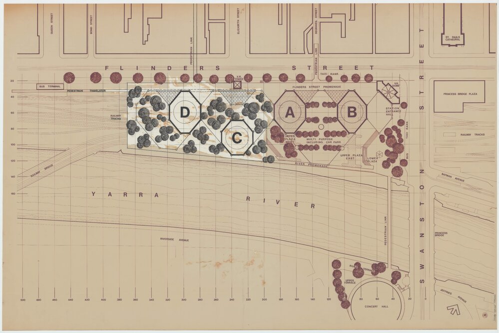 Flinders Gate Project [alternate scheme, towers A, B, C and D]