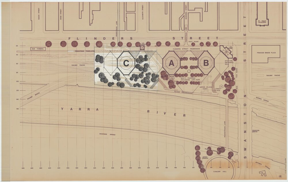 Flinders Gate Project [alternate scheme, towers A, B, C]