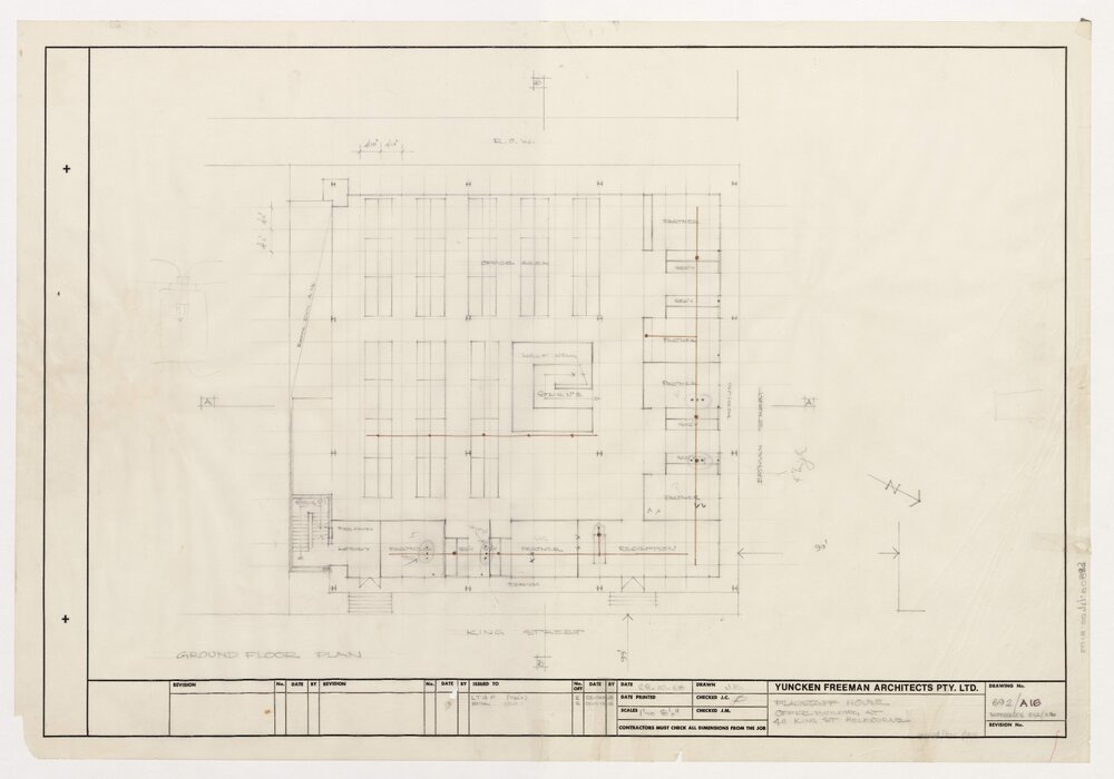 Office Building at 411 King St [Plan Ground Floor]