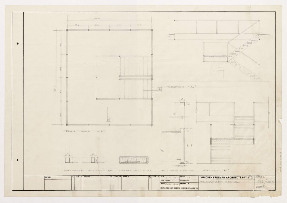 Office Building at 411 King St, Details, Stair No 3
