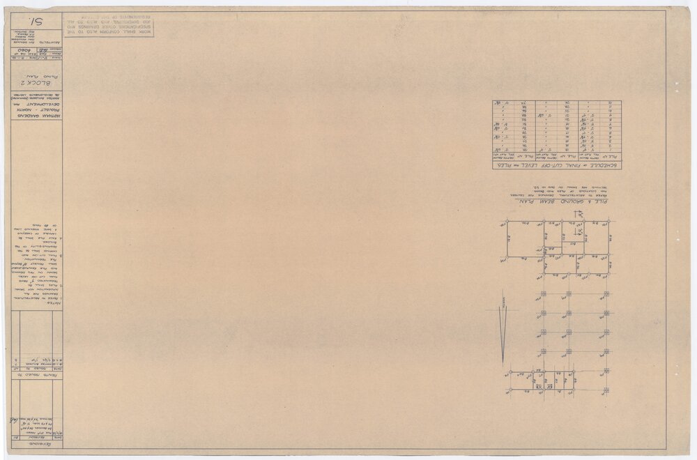 Architectural drawing, Hotham Gardens Project