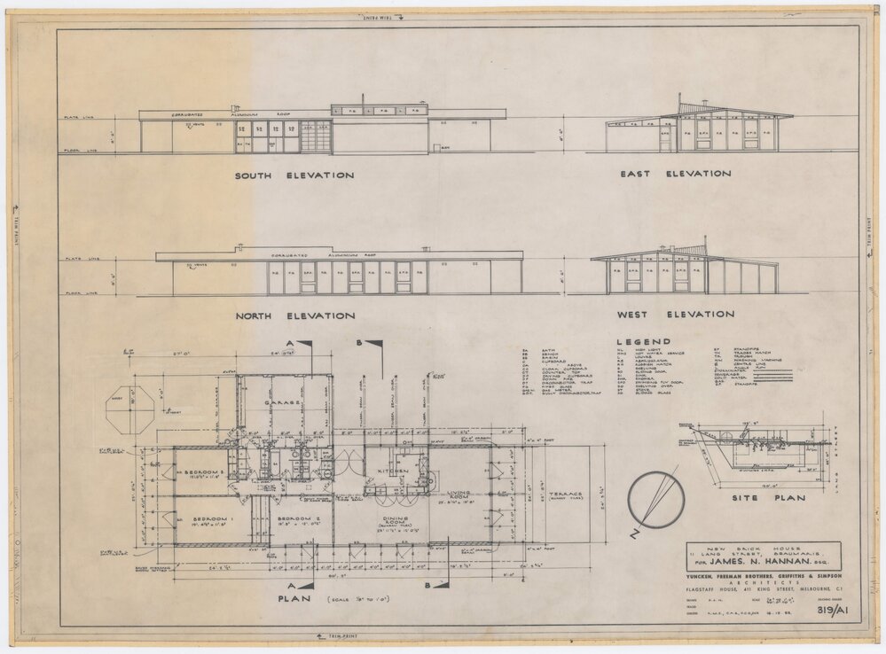 Plan of Survey Lot 8, Crown Portion 2, Parish of Moorabbin