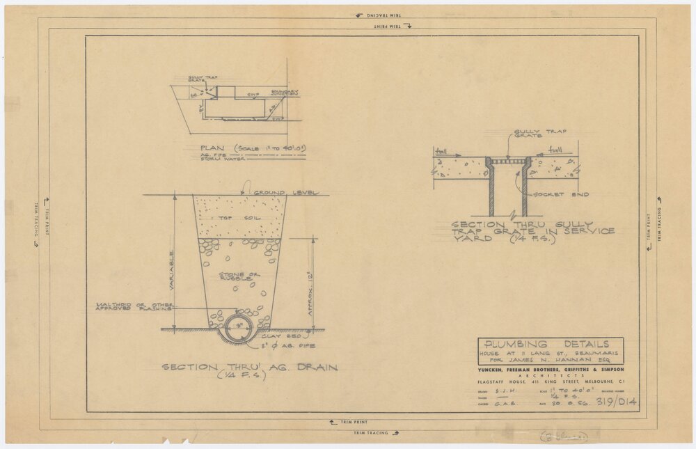 Hannan Residence, telephone layout