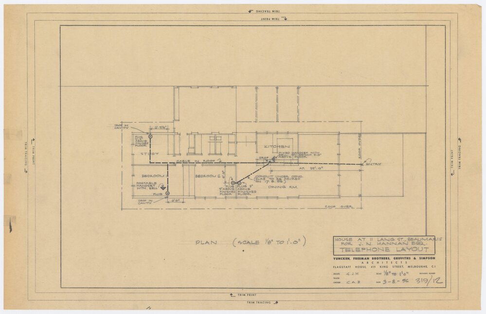Hannan Residence, internal details
