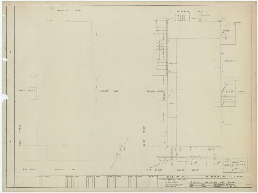 Eagle Star House, Plans - Site Plan and Survey