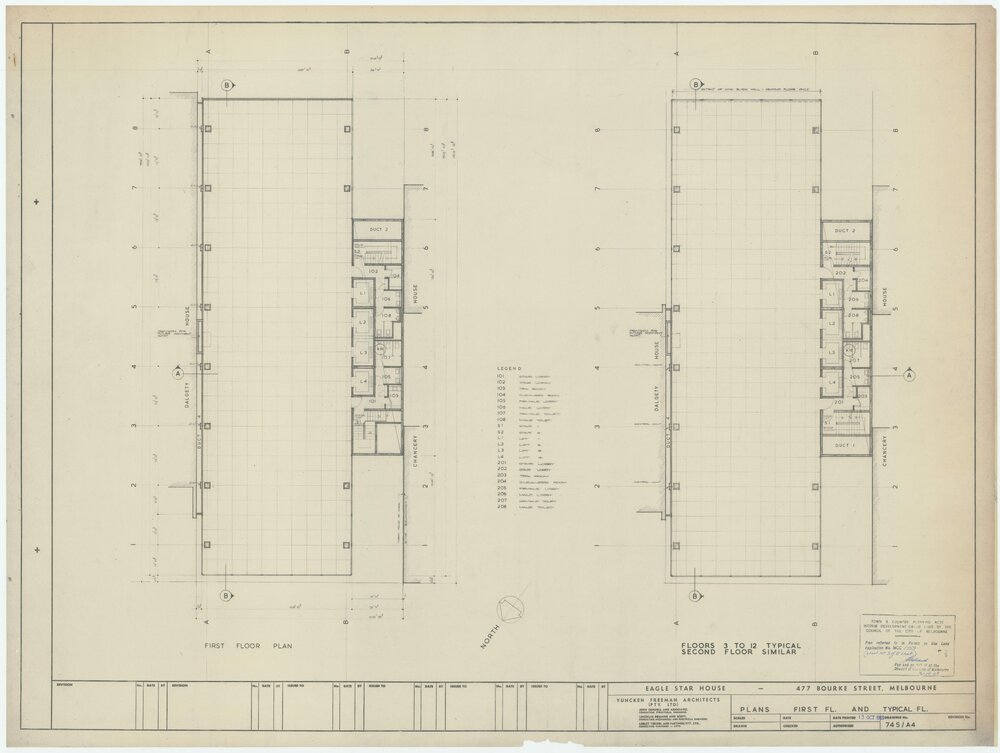 Eagle Star House, First Floor and Typical Floor