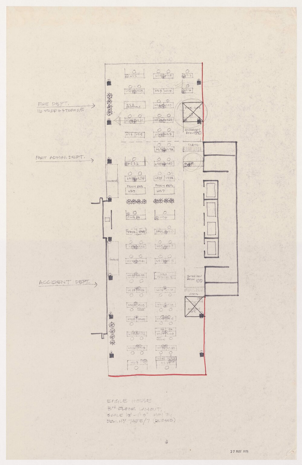 Eagle Star House, Third Floor layout