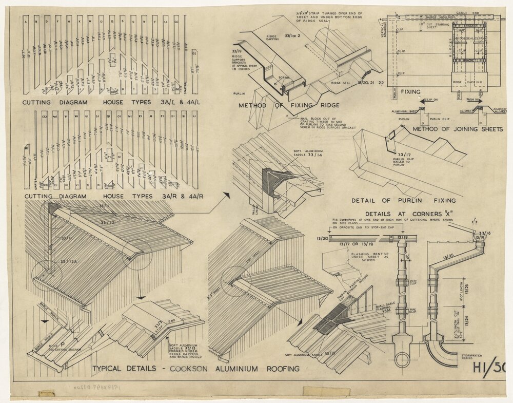 [Victorian Pre-cut Housing] Typical Details - Cookson Aluminium Roofing