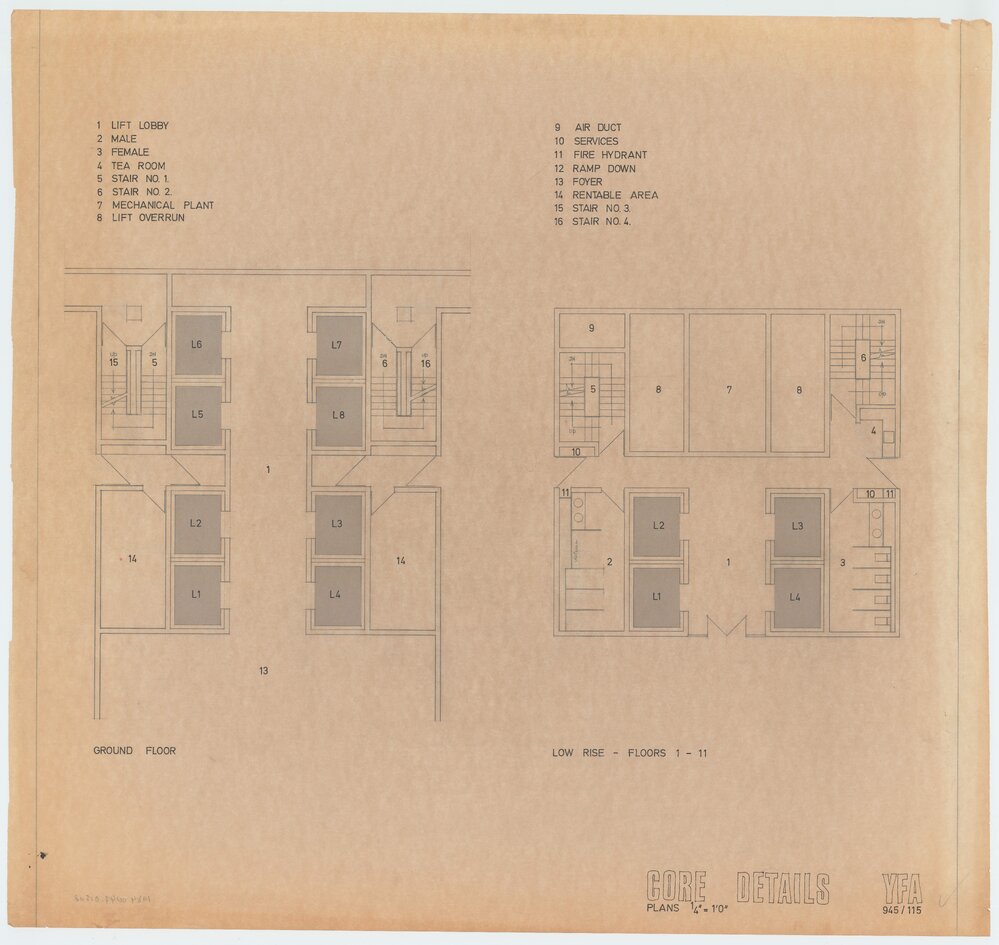 [Estates House]. Core Details. Floors Ground , 1-11