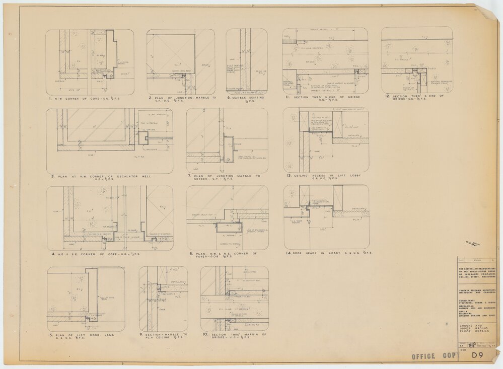 Royal Globe Insurance. Ground and Upper Ground Floor Details