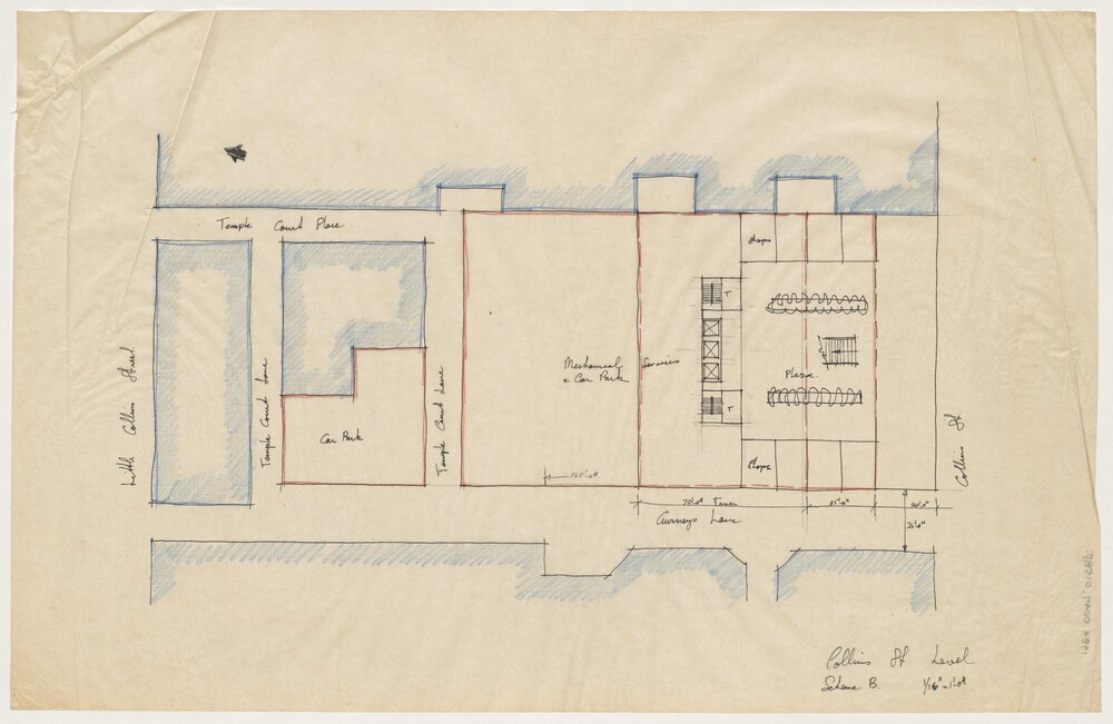 Plan, Collins St Level, Scheme B