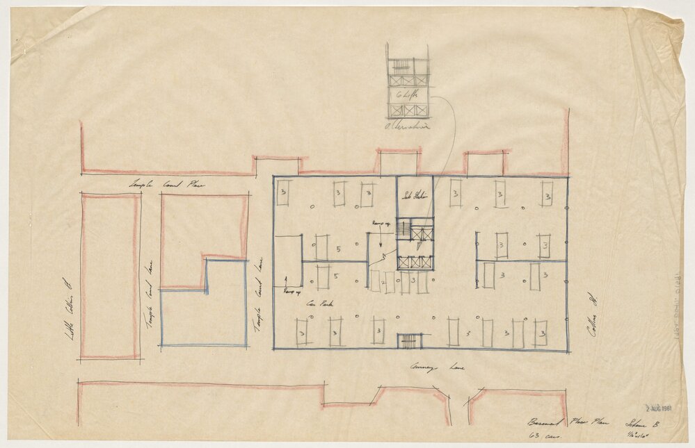 Basement Floor Plan, Scheme B