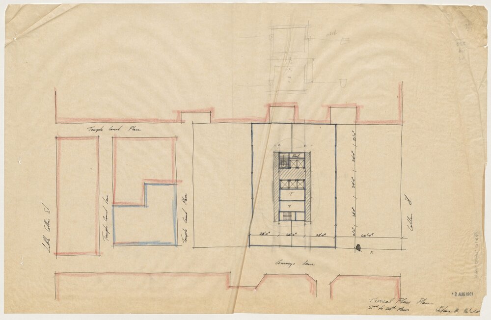 Typical Floor Plan, 2nd to 24th Floors, Scheme B