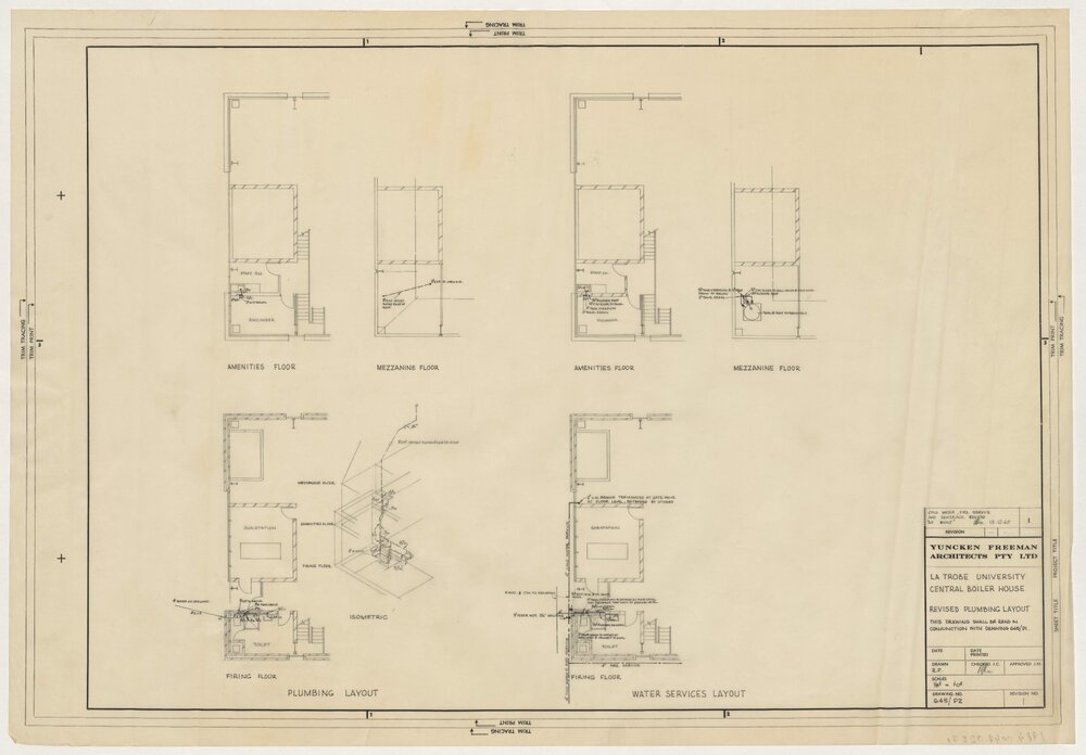 [La Trobe University] Revised Plumbing Layout