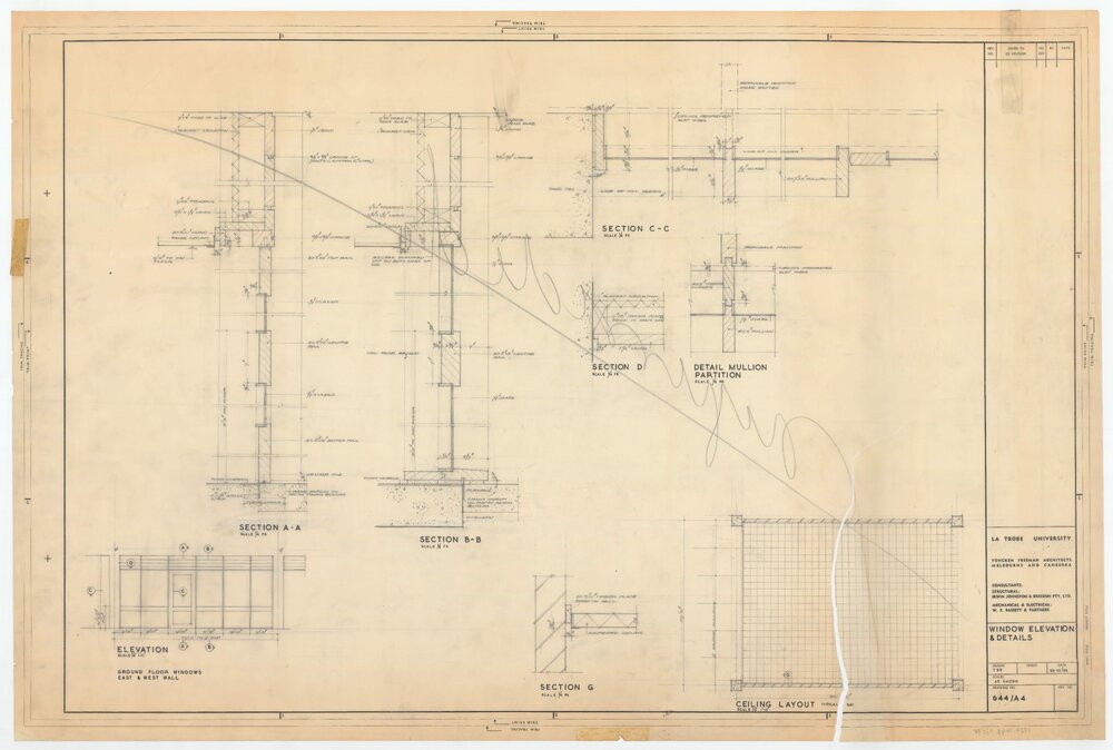 [La Trobe University] Window Elevation &amp; Details