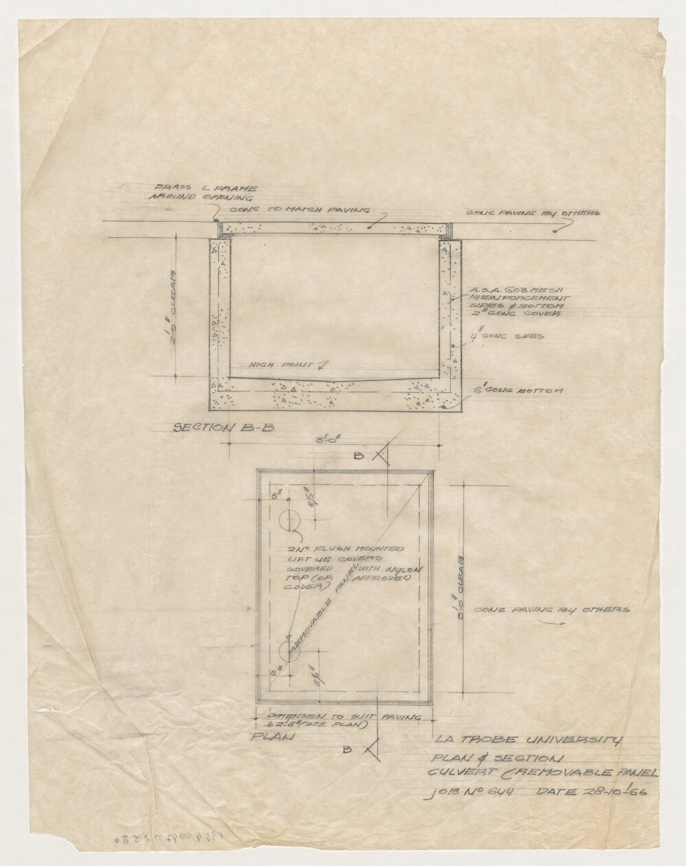 [La Trobe University] Plan &amp; Section