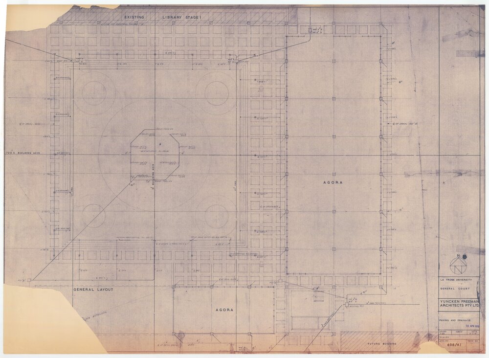 [La Trobe University] General Court Paving &amp; Drainage
