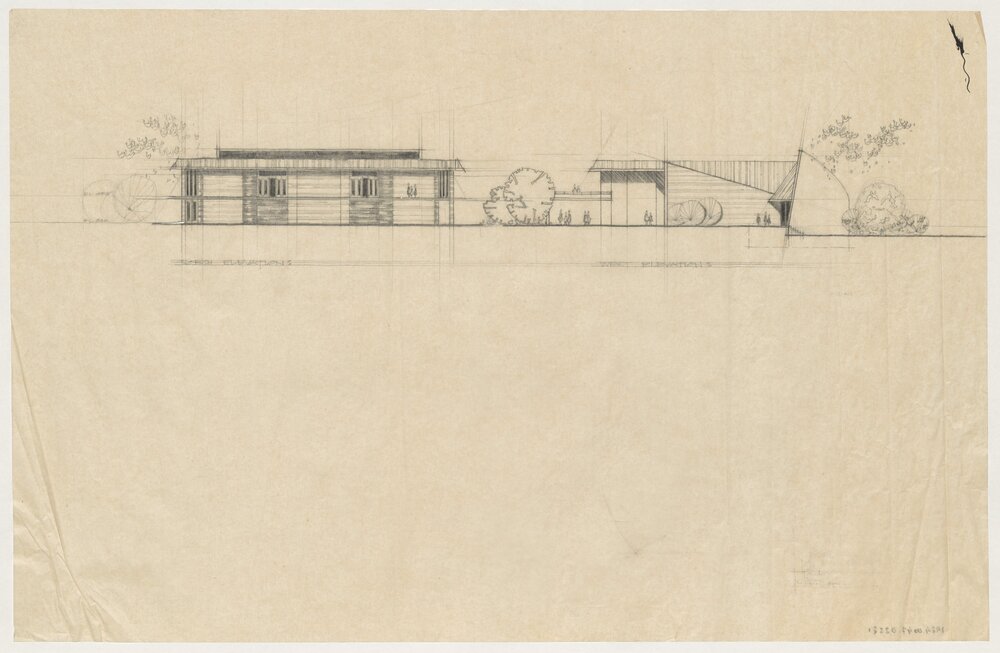 [La Trobe University] North &amp; West Elevations