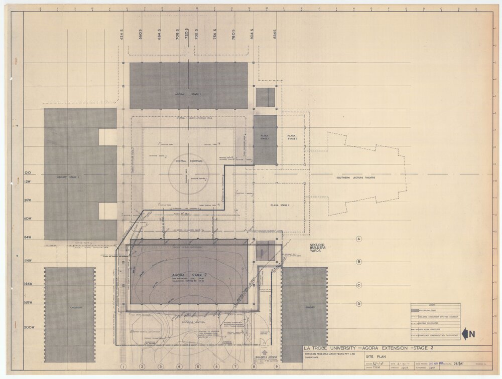 [La Trobe University Agora Extension - Stage 2] Site Plan