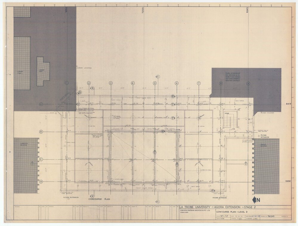 [La Trobe University Agora Extension - Stage 2] Concourse Plan Level 2