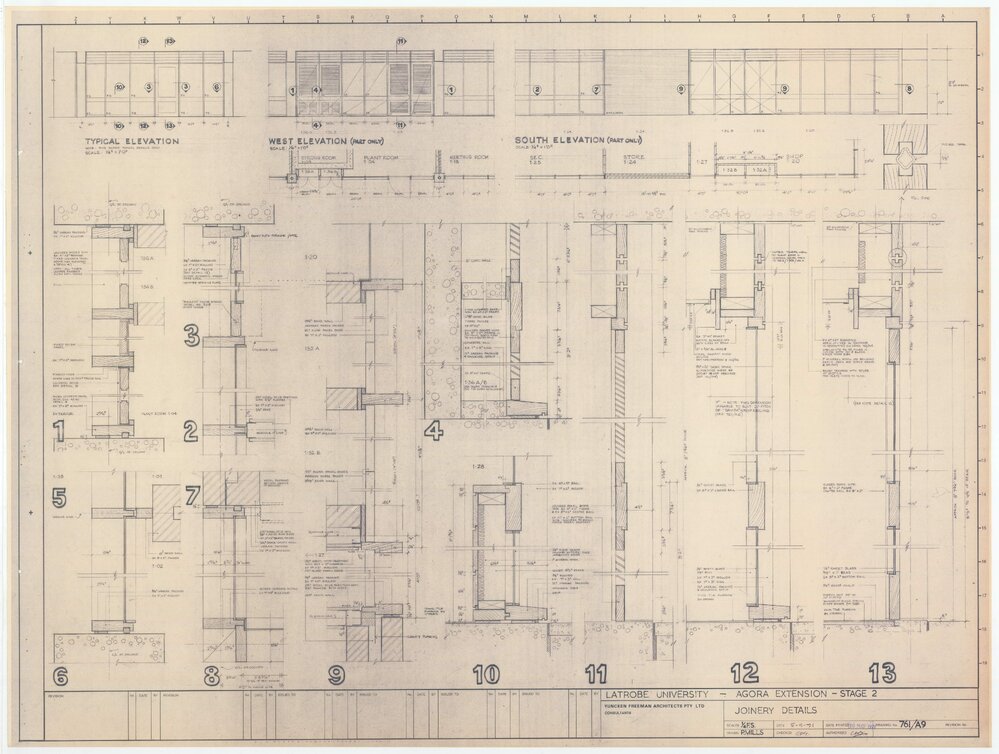 [La Trobe University Agora Extension - Stage 2] Joinery Details