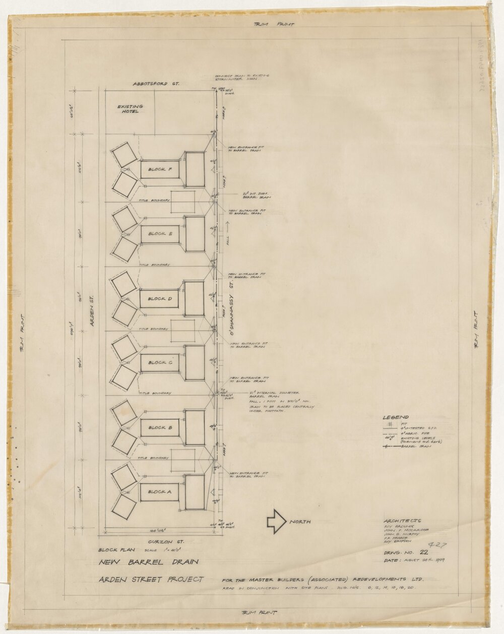 [Arden Street Project]. New Barrell Drain