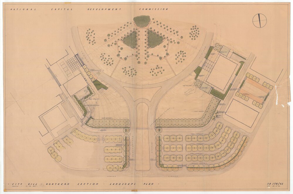 [National Capital Development Commission]. City Hill Northern Section Landscape Plan