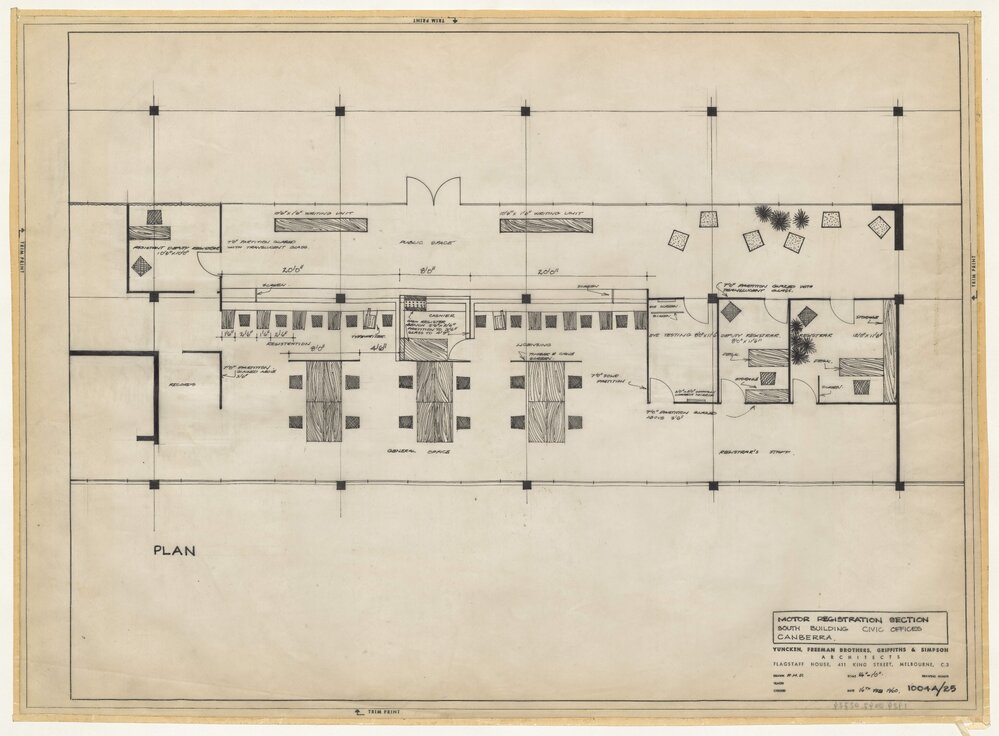[National Capital Development Commission]. Motor Registration Section, South Building, Civic Offices, Canberra