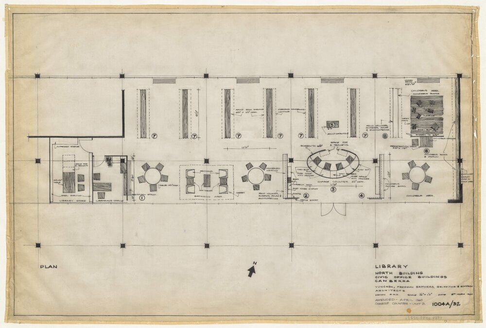 [National Capital Development Commission]. Library, North Building, Civic Offices Canberra