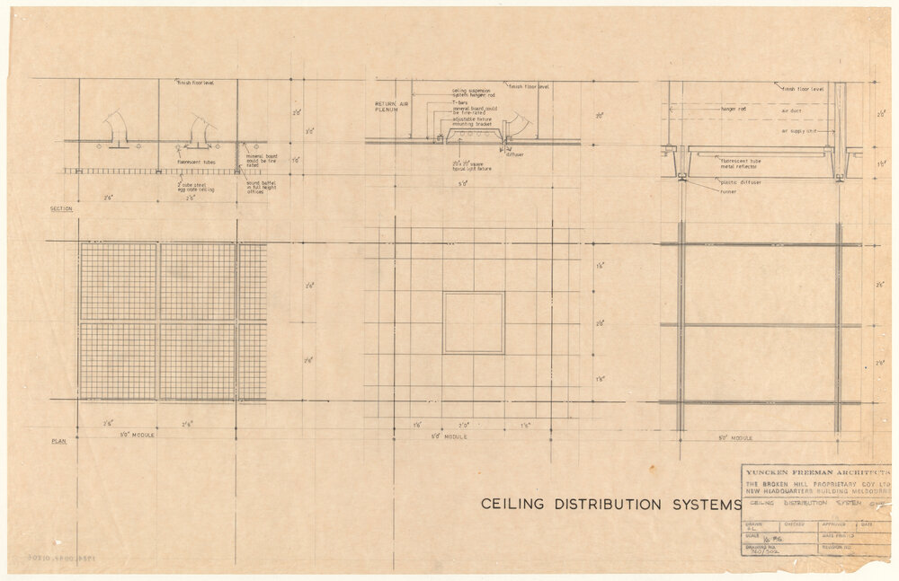 CEILING DISTRIBUTION SYSTEM ONE [BHP House]