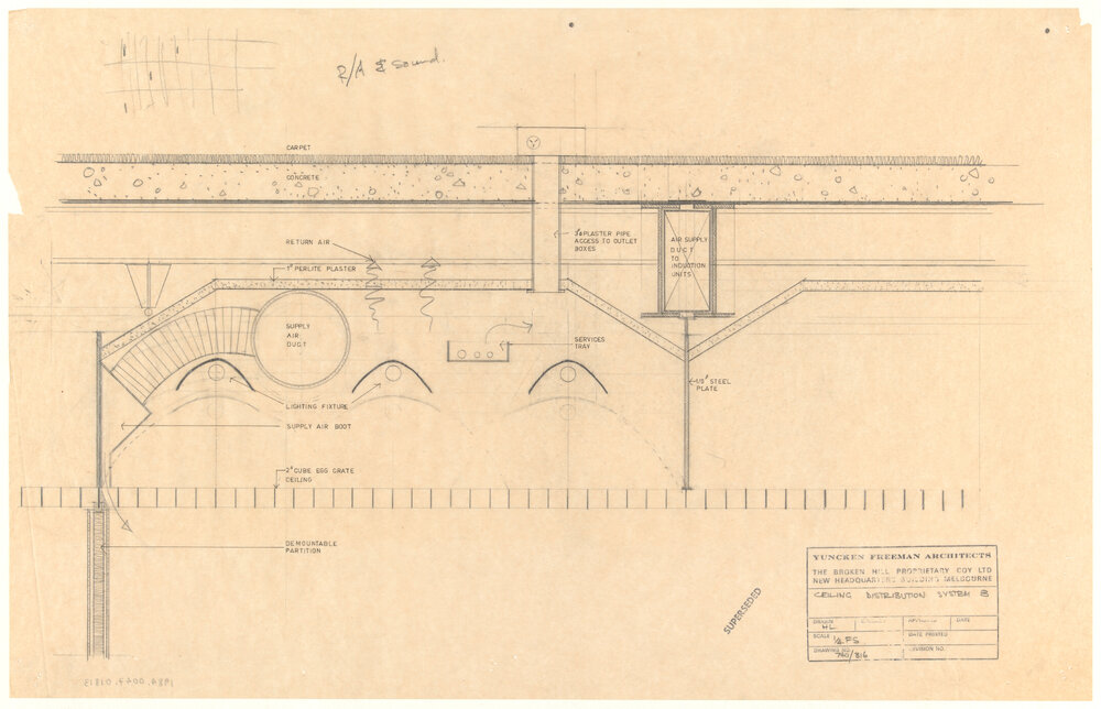 CEILING DISTRIBUTION SYSTEM 8 [BHP House]
