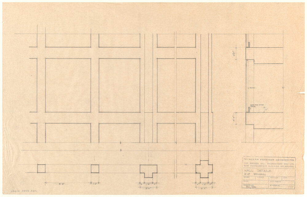 WALL DETAILS 2'-0" SPANDREL [BHP House]
