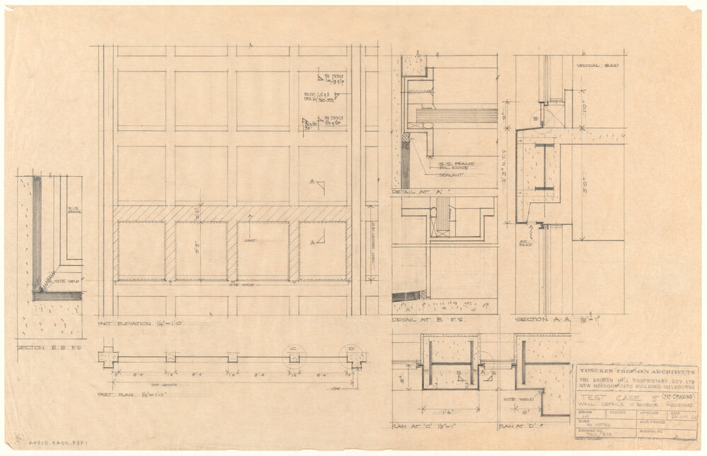 TEST CASE 5 (KEY DRAWING) WALL DETAILS 10' SCHEME RECESSED  [BHP House]