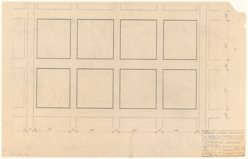 ALTERNATIVE WINDOWS 10'-0" SCHEME [BHP House]