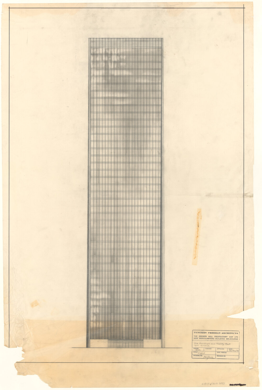 One Hundred and Twenty Foot Span Scheme [BHP House]