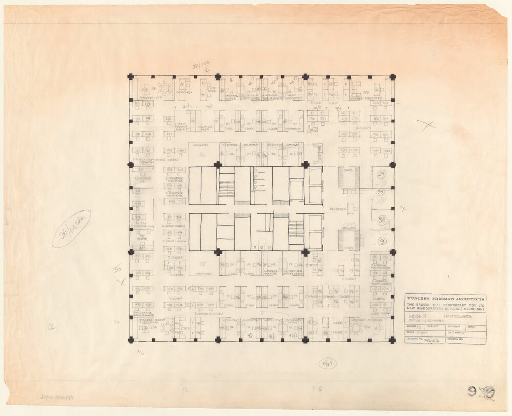 LEVEL 9 - CONTROLLERS OFFICE SUBDIVISION [BHP House]