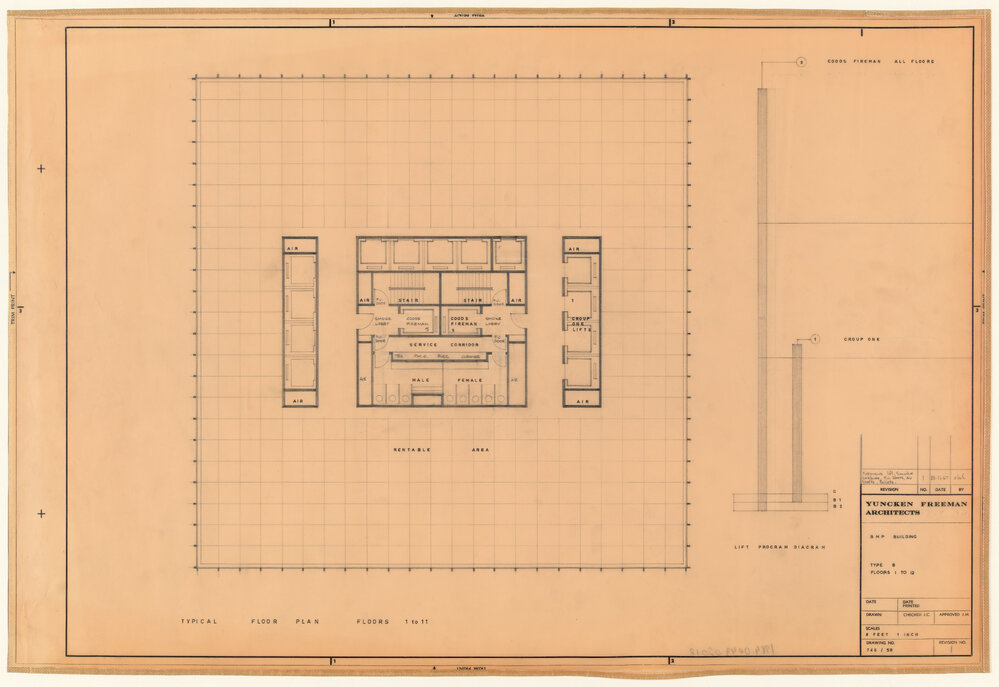 B H P BUILDING TYPE B FLOORS 1 TO 12 [BHP House]