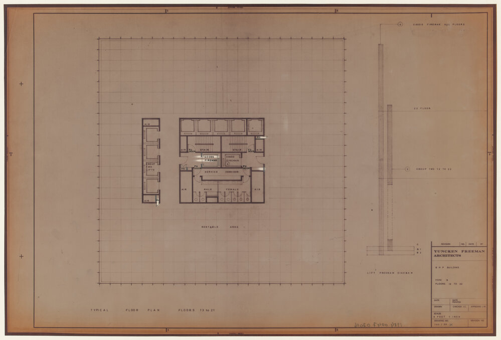 B H P BUILDING TYPE B FLOORS 12 TO 22 [BHP House]