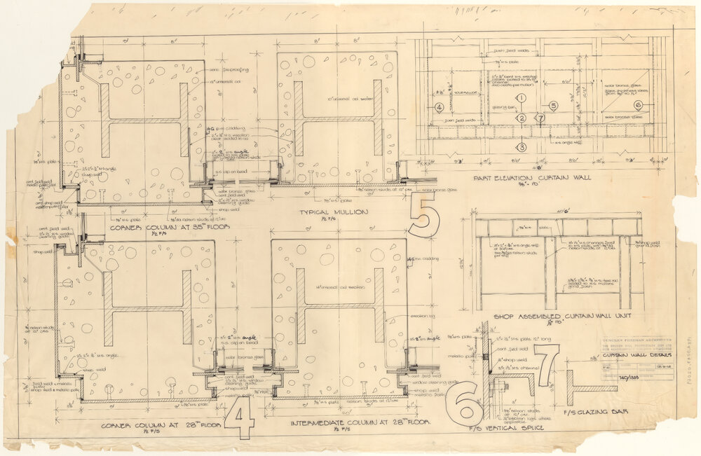 CURTAIN WALL DETAILS [BHP House]